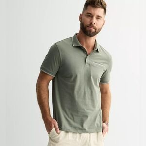 Apt 9 NWT XXL  Sage Green Polo Shirt, One Pocket